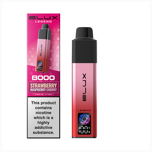 Elux Legend 8000 Pod Kit Strawberry Raspberry Cherry