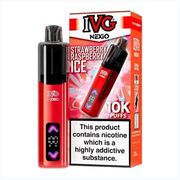 IVG Nexio 10K Pod Kit Strawberry Raspberry Ice