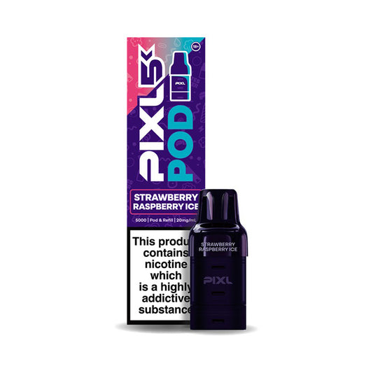 Pixl 5K Refill pods Strawberry Raspberry Ice
