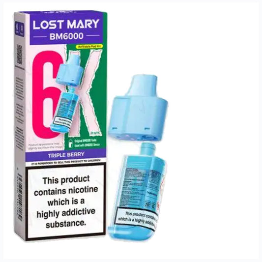 Triple Berry Lost Mary BM6000 Refill Pod