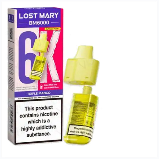 Triple Mango Lost Mary BM6000 Refill Pod