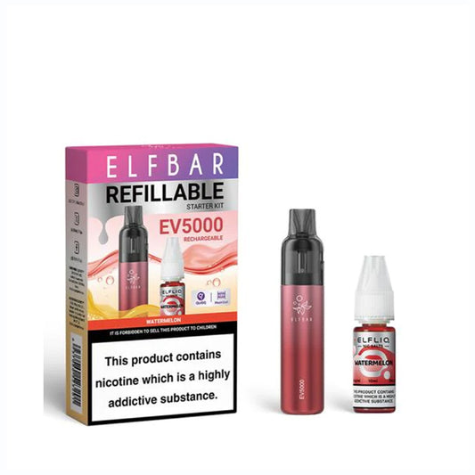 Watermelon Elfbar EV5000 Refillable Disposable