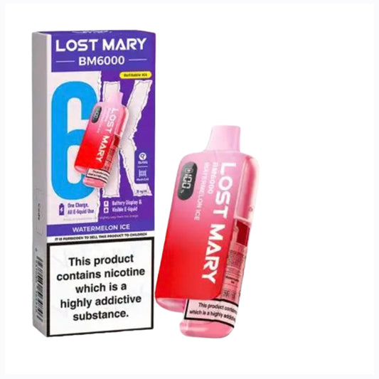 Watermelon Ice Lost Mary Bm6000 Pod kit