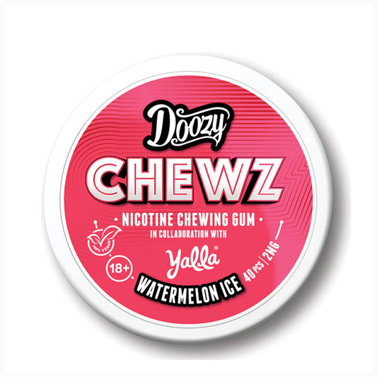 Doozy Chewz Nicotine Gum - Watermelon Ice