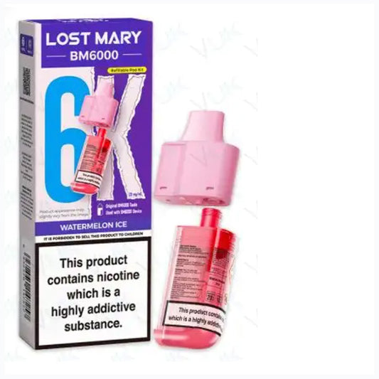 Watermelon Ice Lost Mary BM6000 Refill Pod